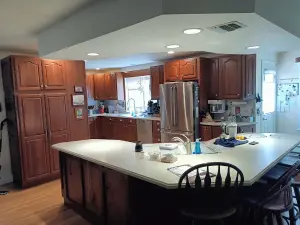 painting contractor Fairfield before and after photo 1757340688115_kitchen-cabinet-painting-2